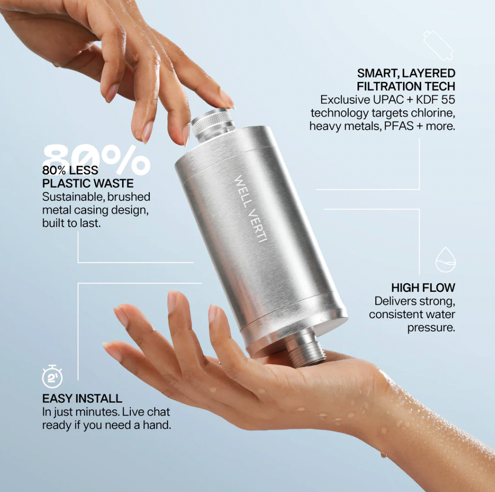 Wellness Pod - Shower Filter (Silver)